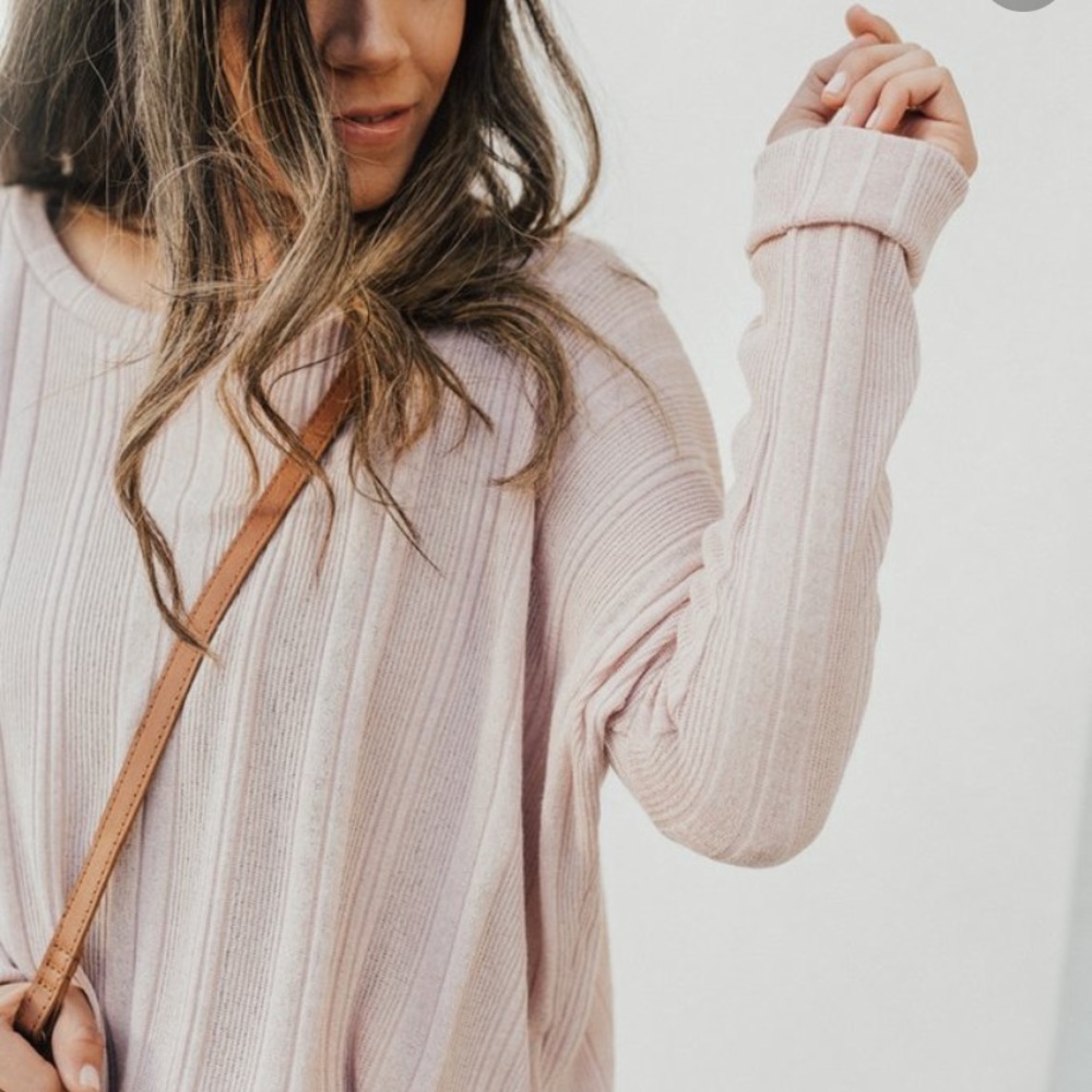 Carly Jean Los Angeles Knit Evelyn Blush